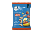 GERBER Snacks kukuřičné křupky jahoda a banán 28 g