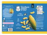 GERBER Snacks kukuřičné křupky 28 g_obal