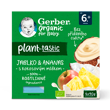 GERBER Organic 100% rostlinný dezert jablko a ananas_T1