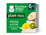 GERBER Organic 100% rostlinný dezert mango a kiwi_hero