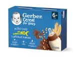 GERBER Cereal mlíčko s kaší s příchutí kakaa 2x200 ml