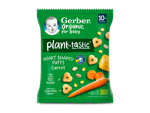 GERBER Organic křupavá srdíčka s mrkví 28 g