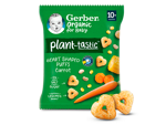 GERBER Organic křupavá srdíčka s mrkví 28 g
