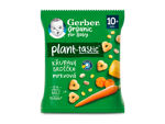 GERBER Organic křupavá srdíčka s mrkví 28 g