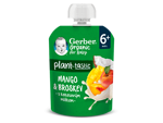 GERBER Organic ovocná kapsička mango a broskev s kokosovým mlékem 80 g