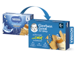 GERBER Cereal mlíčko s kaší sušenkové 2x200 ml