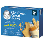 GERBER Cereal mlíčko s kaší sušenkové 2x200 ml GERBER Cereal mlíčko s kaší sušenkové 2x200 ml