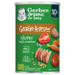 GERBER Organic křupky s rajčaty a mrkví 35 g