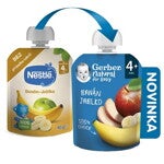 GERBER Natural kapsička banán a jablko_záměna