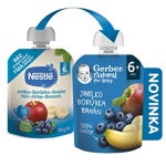 GERBER Natural kapsička jablko, borůvka a banán_záměna