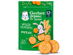 GERBER Organic krekry s mrkví 100 g