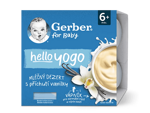 GERBER hello yogo mléčný dezert s příchutí vanilky 4x100 g