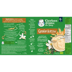 GERBER Organic nemléčná kaše s příchutí vanilky 200 g