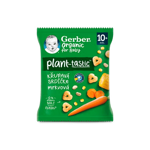 GERBER Organic křupavá srdíčka s mrkví 28 g
