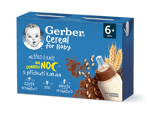 GERBER Cereal mlíčko s kaší s příchutí kakaa 2x200 ml