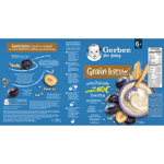 GERBER nemléčná kaše pšenično-ovesná švestka 200 g