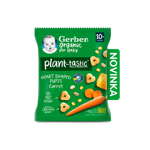 GERBER Organic křupavá srdíčka s mrkví 28 g
