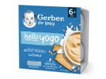 GERBER hello yogo mléčný dezert se sušenkami 4x100 g